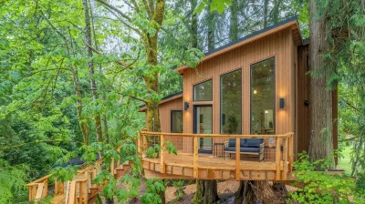 Tree House- Two bedroom plus loft- sustainable living!