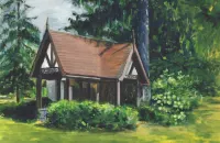 Updated, bright, and peaceful cottage in Lakeside Hotels in Chikaming Township