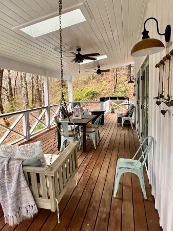 Modern Farmhouse Retreat with Pond View - Adults Only