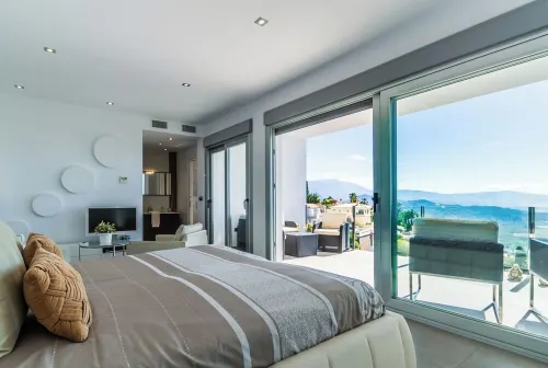 Amazing modern villa with heated pool and breath taking view