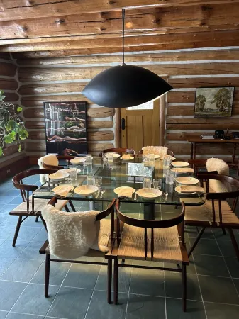 Log lodge estate in northern Michigan. A one of a kind up north experience.