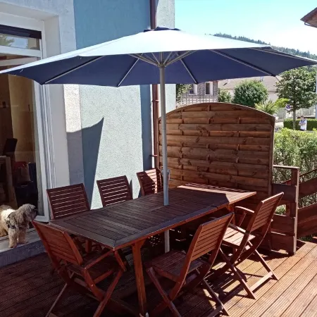 Apartment with calm, comfortable and warm terrace GERARDMER Center