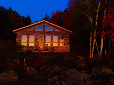 Gardner Lake Home:  Amazing views private and quiet  150' of private frontage