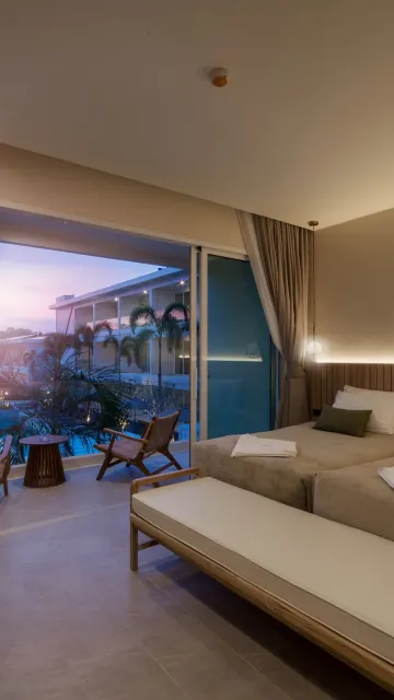 ห้องดีลักซ์พร้อมวิวรีสอร์ท