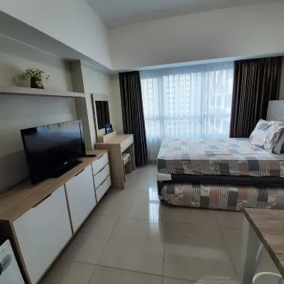 Apartemen 23 m² dengan 1 kamar tidur dan 1 kamar mandi pribadi di Bekasi Utara Hotel dekat Terminal Pulo Gebang