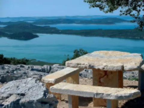 Luxury Villa with Private Pool, Great Sea View, Near the Beach Hotels in Pakostane