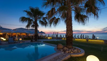 Acharavi Beach Hotel Отели в г. Agios Ioannis Karousadon