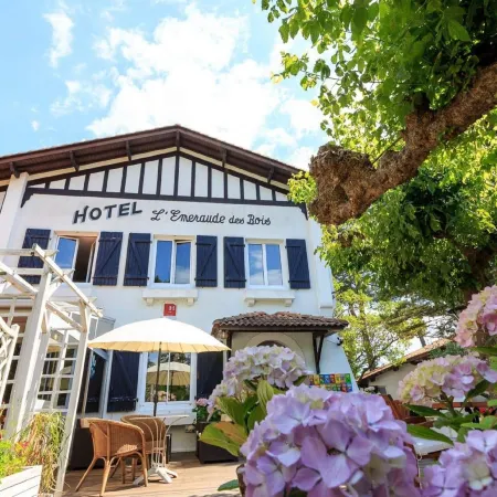 Logis Hôtel Emeraude des Bois Отели в г. Мимизан