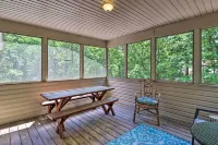 Deck, Hot Tub & Game Room: Lake Harmony Home - Beach
