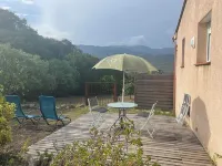 Studio Figari, au Calme Avec Magnifique vue sur la Montagne et les Vignes