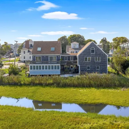 FULLY RENOVATED apt w/water views and deck near beach& marina