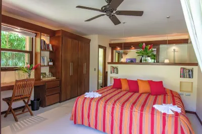 Exclusive 4BR Beachfront Villa with Chef, AC, WiFi in Lush Puerto Viejo Paradise Hotels in 