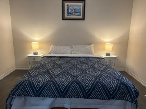 Bedroom Ensuite (Unit 1Welland, ON…a cozy bedroom space with jacuzzi