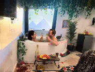 Sweet jacuzzi pyramids view