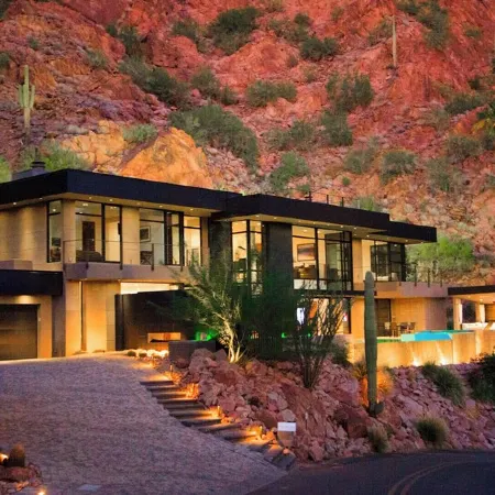 Luxury Retreat Carved in Camelback Mountain - Infinity Pool, Spa, Mountain Views