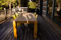 Mosier Cabin Hot Tub Mt Adams View