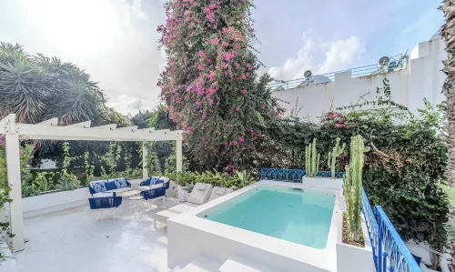 Les Bleus d Amen Heated Pool Blue Villa - Виллы
