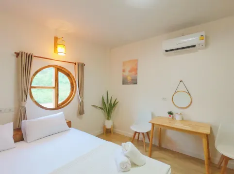 ห้องพักพร้อมเตียงคิงไซส์