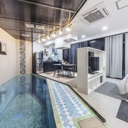 Pyeongchang Penthouse Pool Villa Отели рядом с достопримечательностью «Woljeongsa»
