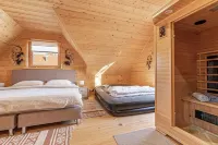Log Cabin Forest Fairy and Log Cabin Native
