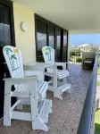 Modern condo, private balconies, with elevator!