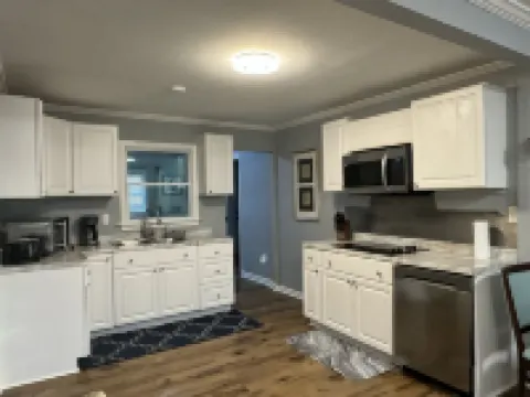 Blue House on the Creek