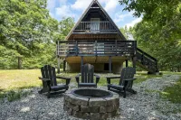 Glamping A-Frame Cabin w/Back Deck + Fire Pit - Scenic Dbnf, Cave Run Lake, Rrg