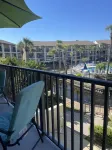 St. Augustine Beach condo, no roads to cross, just direct access to sun & surf.