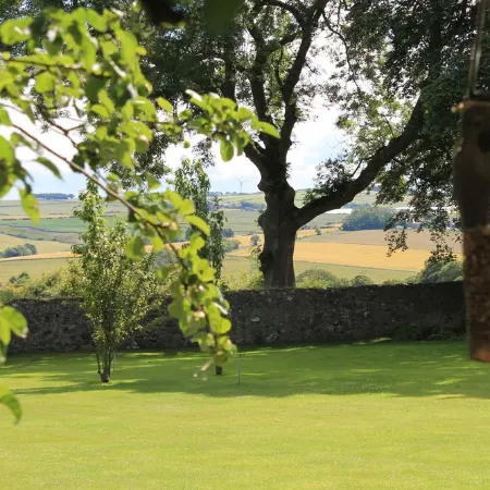 2 bedroom cottage, with far reaching views of the garden and open countryside.