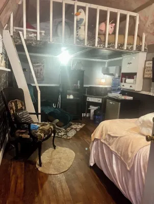 Glamping in the She Shed