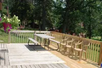 3 BR Cabin Surrounded by Pines on Fishing/Swimming Lake
