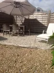 a comfortable house, a garden with terrace, all the gates of Honfleur