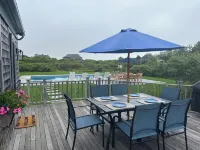 Beautiful private 4Bd/3Ba Home,  Central A/C,  Heated Pool, 1 mi from TN Beach!