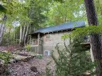 YOUR LOVE STORY BEGINS HERE! SECLUDED! ROMANTIC TRUE LOG CABIN! NOT PET FRIENDLY