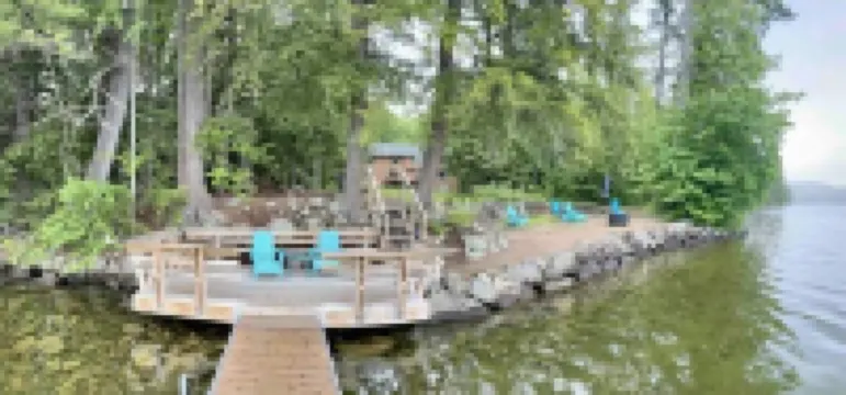 Newfound Lake Hideaway Mooring included