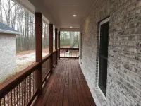 Private brick home in the woods near lake