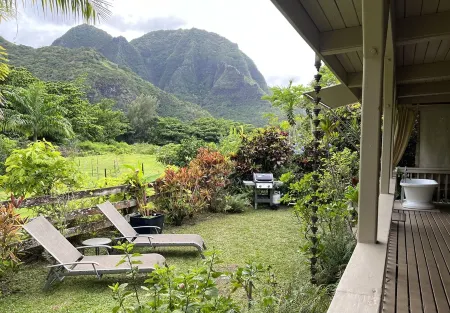 Traditional Hawaiian House - Walk to Tunnels Beach Отели рядом с достопримечательностью «Лумахаи Бич»