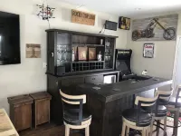 Sunny Mountain Chalet with Views & Chief's Kitchen, River, Hot Tub, Bar, AC, Pet