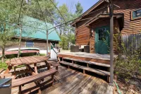 Modern Treetop Log Cabin in the Heart of Schroon Lake