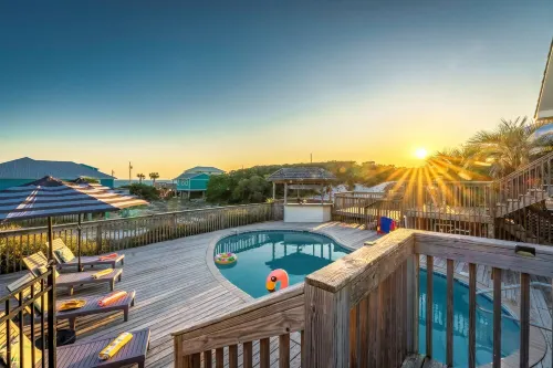 Private Pool 20Steps2Beach Arcade Ping Pong Sleeps18 Barrel Sauna