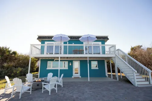 NEW! Sleeps 16 - Oceanfront Home- Flagler Beach Hotels in Flagler Beach