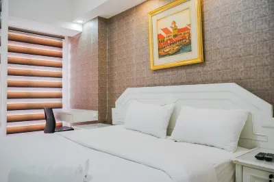 Minimalist Studio Apartment with City View at M-Town Residence Hotell i West Pakulonan