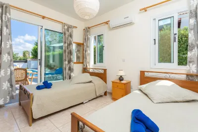 Villa Zenon Large Private Pool Walk to Beach Sea Views A C Wifi Car Not Required - 2222
