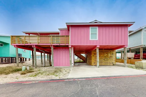 Ocean View from Back Porch, Boardwalk, Outdoor Shower
