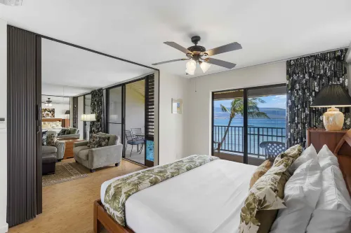 Lauloa 410 - Top Floor, Oceanfront Lanai, Molokini & Halaeakala Views, Split A/C