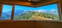 Justa Birding Resort & Spa - Best Dhauladhar View Resort - Bergblick