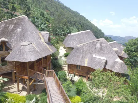 Trackers Safari Lodge Bwindi Отели в г. Kinkiizi