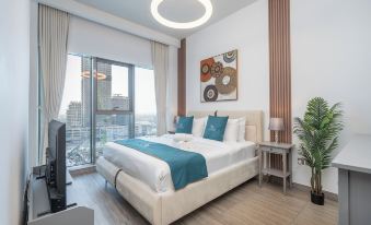 Heaven Crest Vacation Homes - Balcony with City View 1BHK in JLT Dubai Close to Metro & Marina