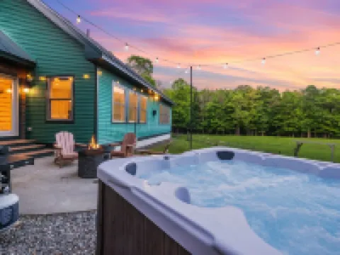 Luxury Riverfront Home on 15+ Private Acres • Hot Tub • Game Room • Sleeps 16 Hotels in Campton