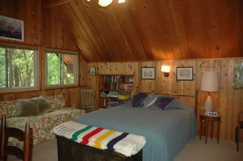Lindal cedar home located next to Dupont State Recreational Forest.